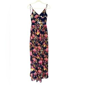 Miss Avenue Open Back Floral Maxi Dress